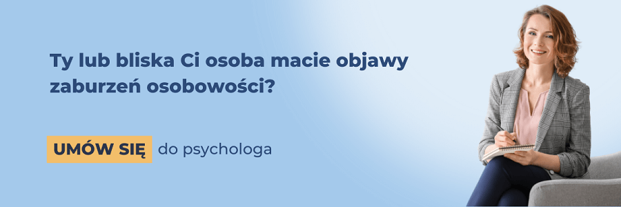Zaburzenia osobowości: baner um&oacute;w wizytę
